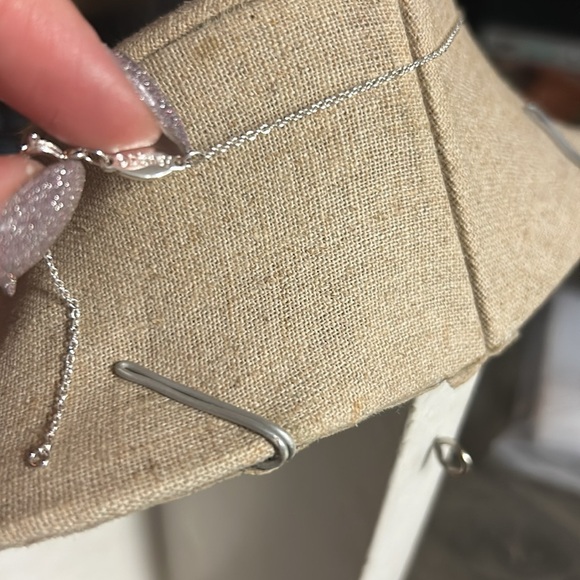 Disney  Heart Pendant Necklace with Mickey in Silver and Rose Gold - Picture 3 of 4